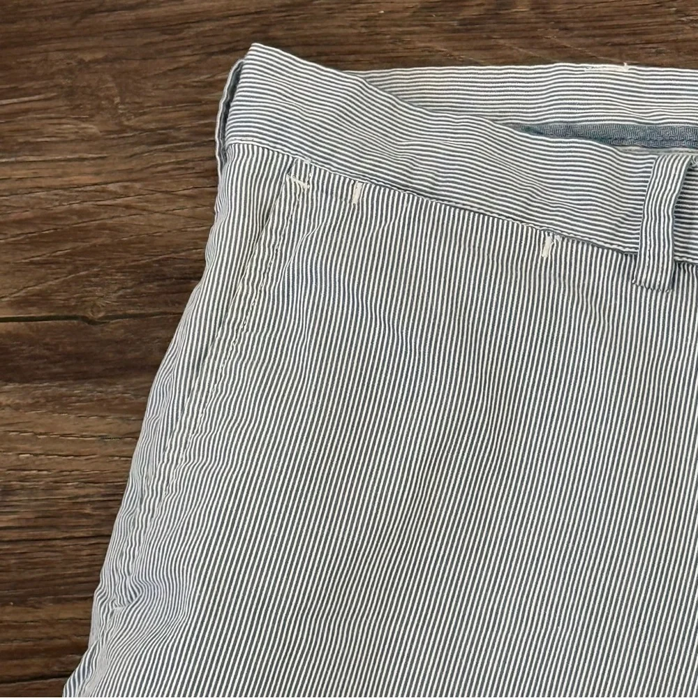 Polo by Ralph Lauren Mens‎ Blue White Striped Classic Fit Size 40 Shorts